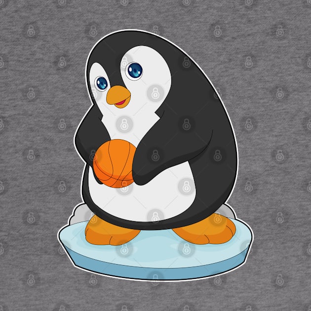 Penguin Basketball player Basketball by Markus Schnabel